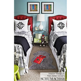 Schumacher New York New York Black And White Fabric - Eade's Wallpaper