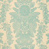 Schumacher Lace Aqua Fabric