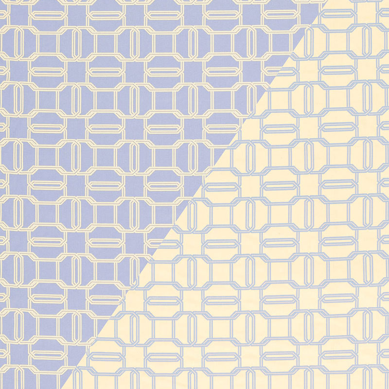 Schumacher Emerald Cut Bristol & Ivory Fabric