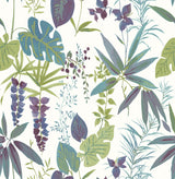 A-Street Prints 2656-004001 Descano Exotic Plum Botanical Wallpaper