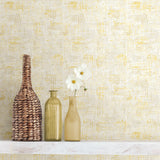 A-Street Prints 2656-004028 Avalon Honey Weave Wallpaper