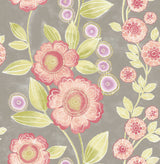 A-Street Prints 2656-004032 Bloom Pink Floral Wallpaper