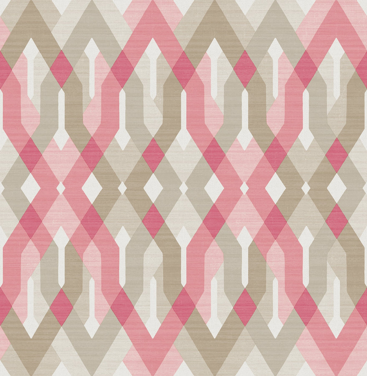 A-Street Prints 2656-004041 Harbour Pink Geometric Wallpaper