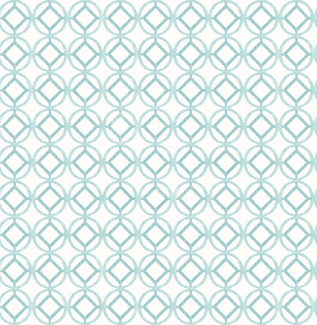 A-Street Prints 2656-004052 Star Bay Aqua Geometric Wallpaper