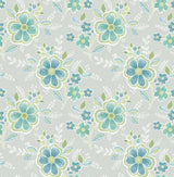 A-Street Prints 2657-22200 Chloe Green Floral Wallpaper