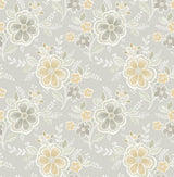 A-Street Prints 2657-22204 Chloe Honey Floral Wallpaper