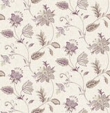 A-Street Prints 2657-22208 Georgette Burgundy Jacobean Wallpaper