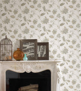 A-Street Prints 2657-22209 Georgette Haze Jacobean Wallpaper