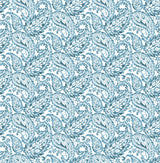 A-Street Prints 2657-22210 Adrian Blueberry Paisley Wallpaper