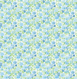 A-Street Prints 2657-22215 Elsie Sky Blue Floral Wallpaper