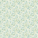 A-Street Prints 2657-22216 Elsie Teal Floral Wallpaper