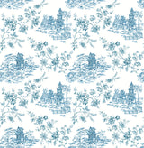 A-Street Prints 2657-22219 Laure Blueberry Toile Wallpaper