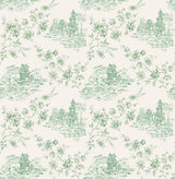 A-Street Prints 2657-22220 Laure Green Toile Wallpaper