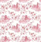 A-Street Prints 2657-22221 Laure Merlot Toile Wallpaper