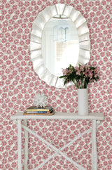 A-Street Prints 2657-22225 Allison Pink Floral Wallpaper