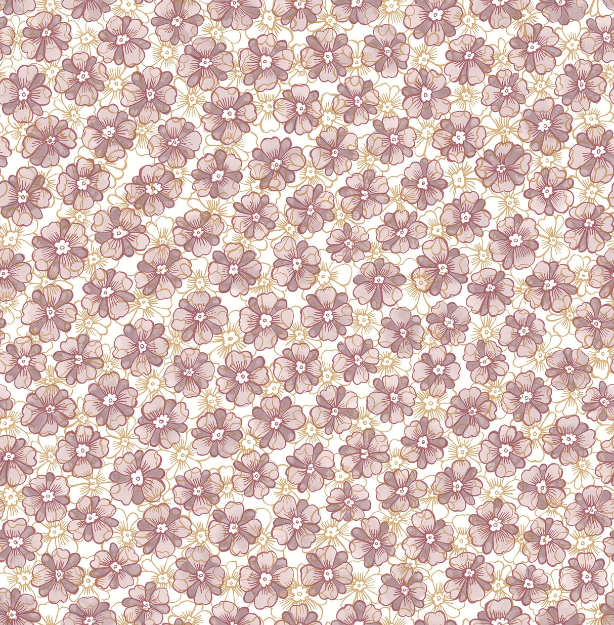 A-Street Prints 2657-22226 Allison Lavender Floral Wallpaper