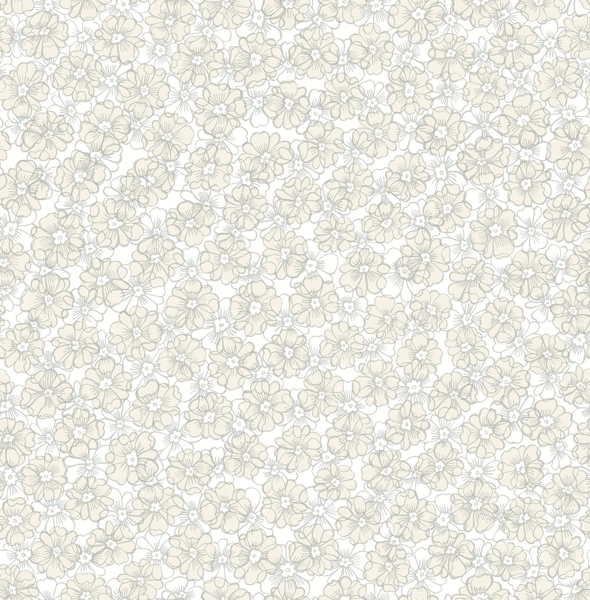 A-Street Prints 2657-22227 Allison Taupe Floral Wallpaper