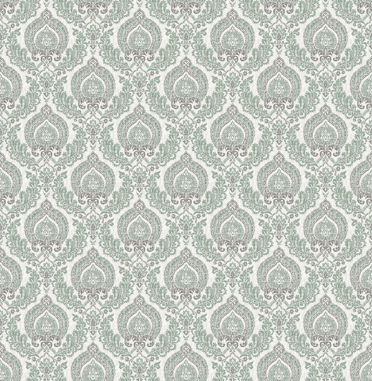 A-Street Prints 2657-22229 Lulu Dark Green Damask Wallpaper