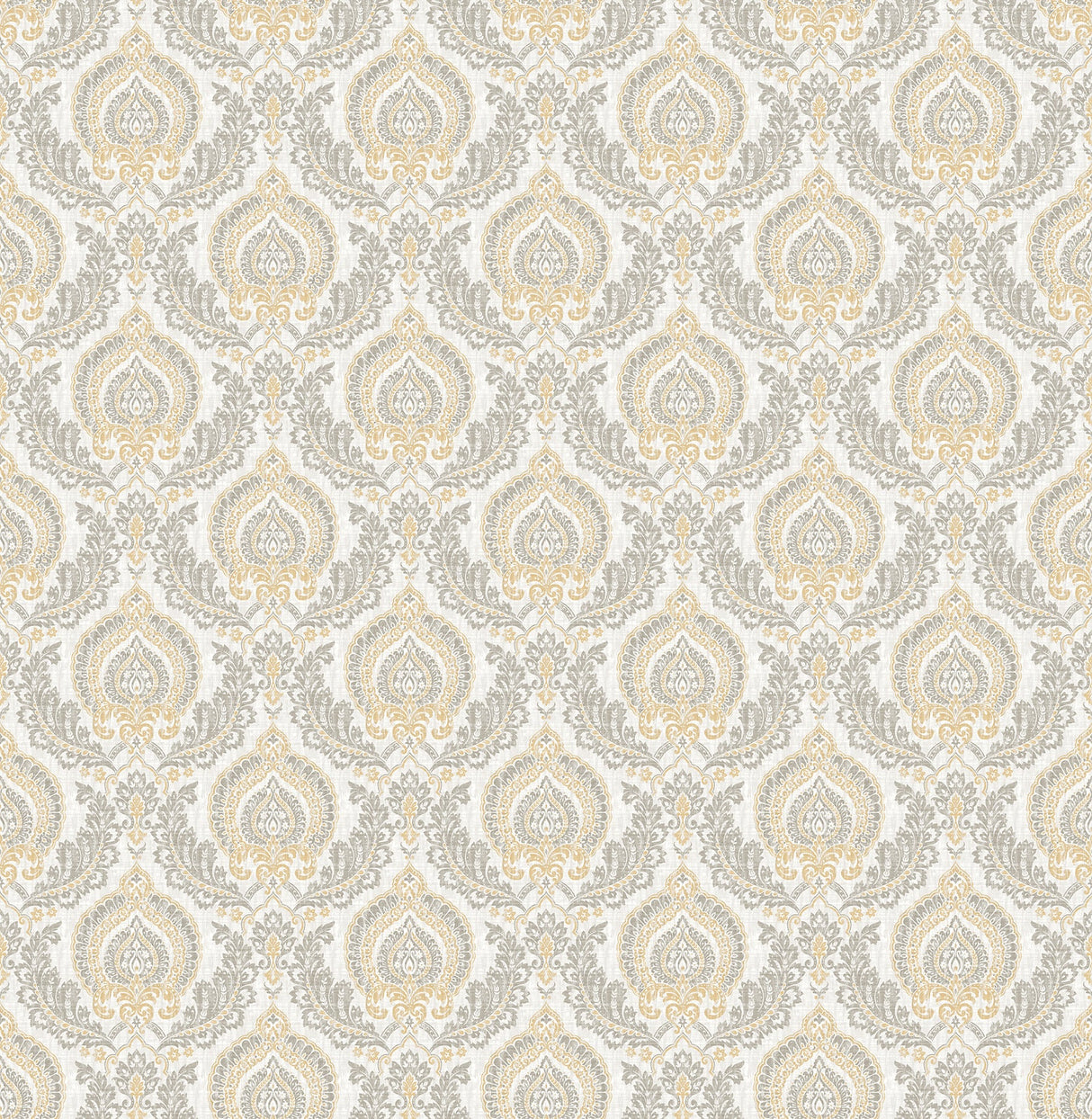 A-Street Prints 2657-22232 Lulu Honey Damask Wallpaper