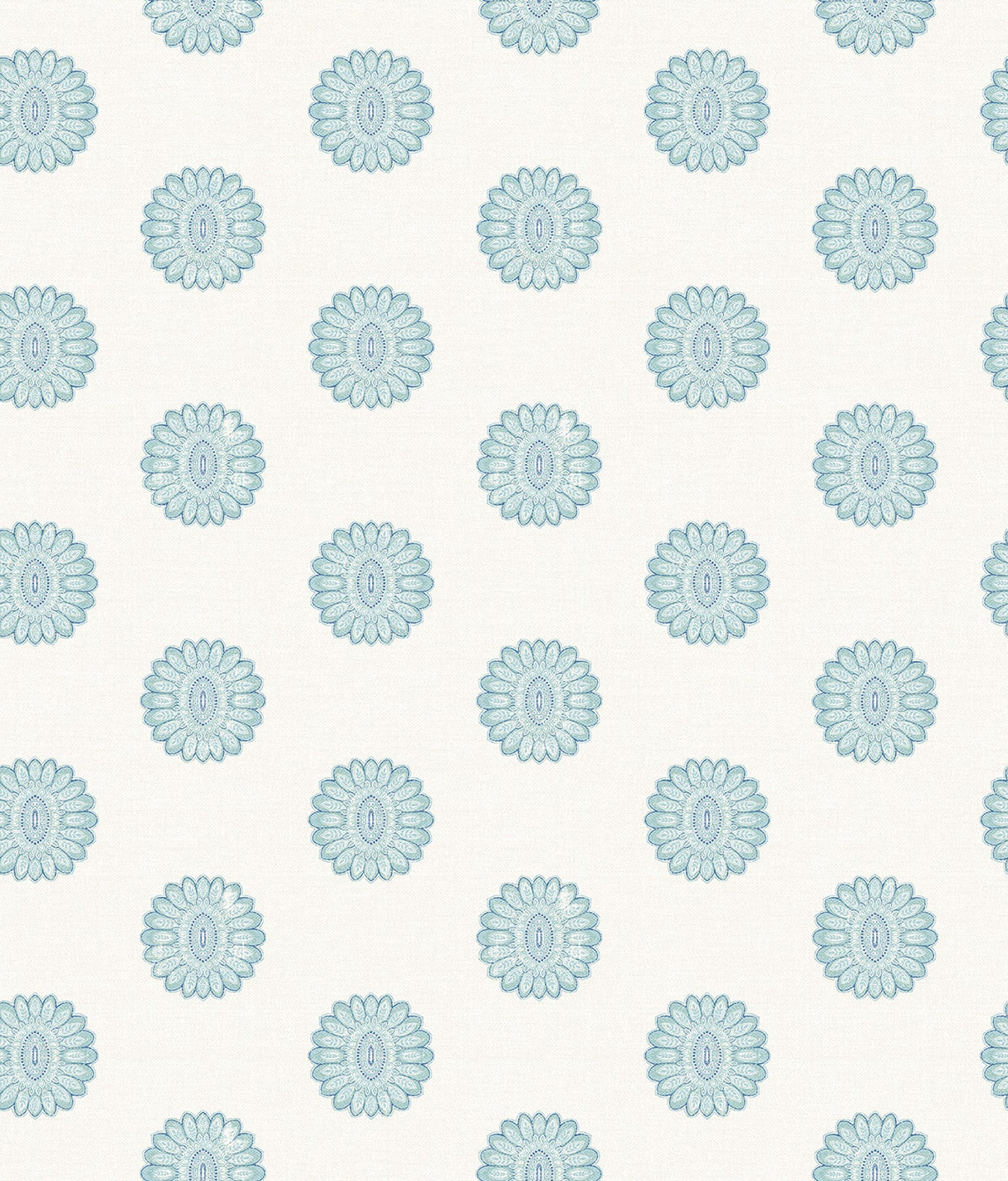 A-Street Prints 2657-22233 Lise Aquamarine Medallion Wallpaper