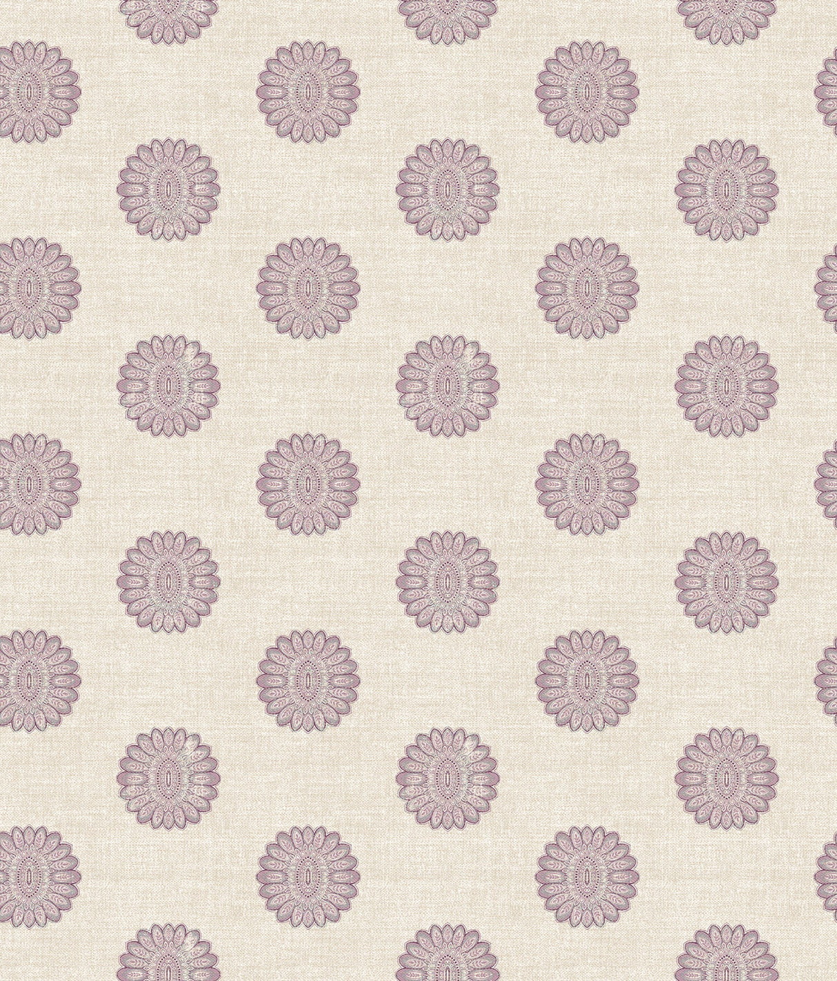 A-Street Prints 2657-22236 Lise Purple Medallion Wallpaper