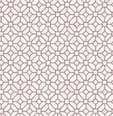 A-Street Prints 2657-22241 Gigi Plum Geometric Wallpaper