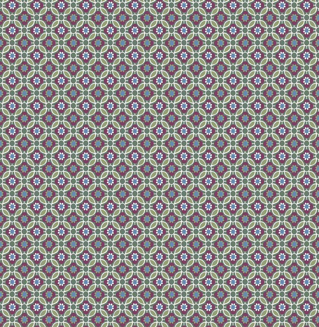 A-Street Prints 2657-22246 Audra Purple Floral Wallpaper