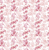 A-Street Prints 2657-22254 Charlise Pink Floral Stripe Wallpaper