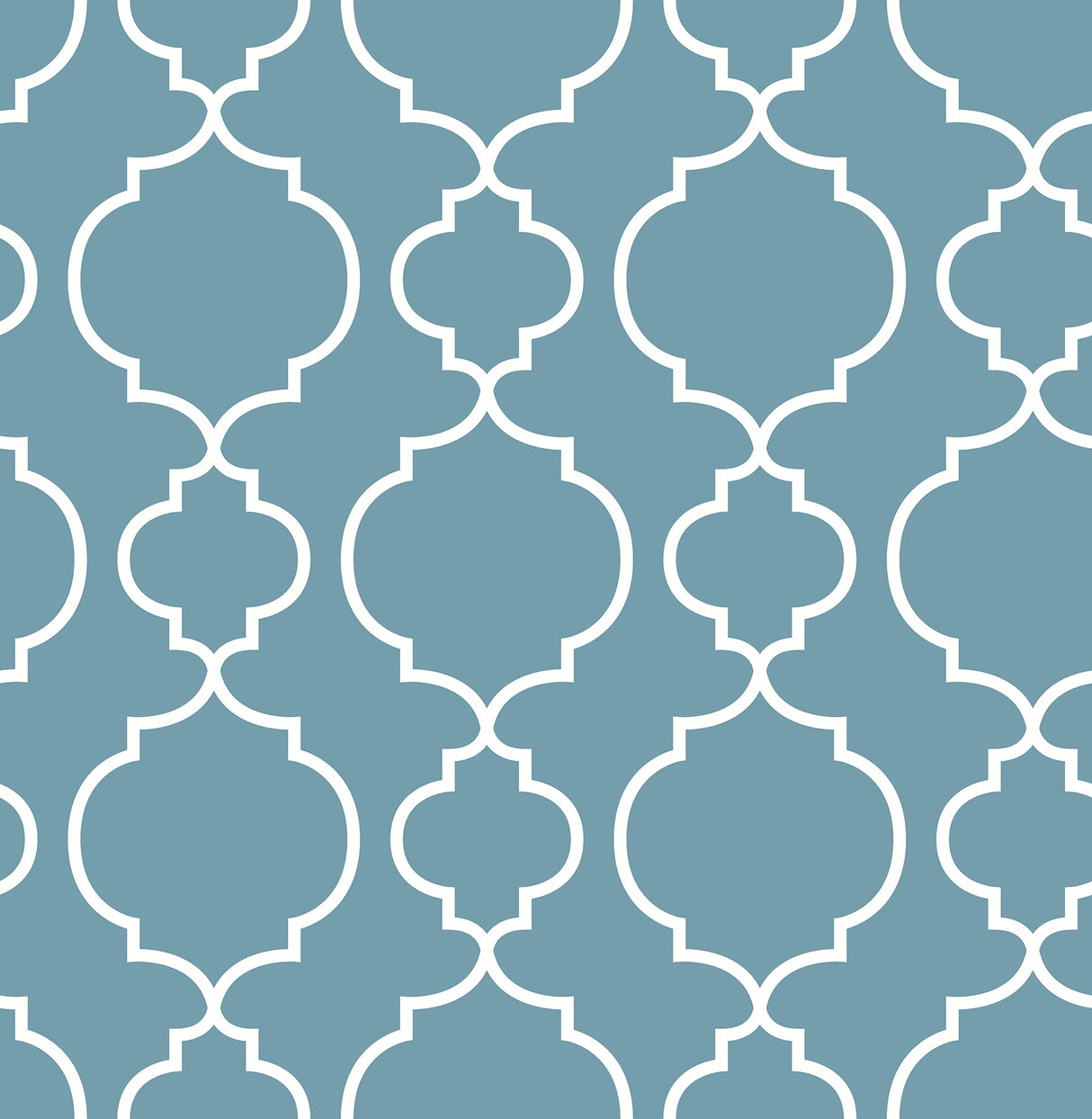 A-Street Prints 2657-22257 Desiree Blueberry Quatrefoil Wallpaper