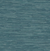 A-Street Prints 2657-22265 Natalie Teal Faux Grasscloth Wallpaper