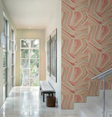 Kenneth James 2671-22400 Agate Coral Stone Wallpaper