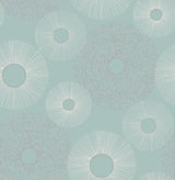 Kenneth James 2671-22447 Eternity Blue Geometric Wallpaper