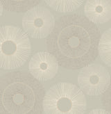Kenneth James 2671-22448 Eternity Taupe Geometric Wallpaper