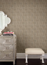 Kenneth James 2671-87350 Odyssey Bronze Wood Wallpaper