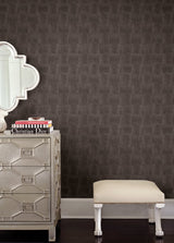 Kenneth James 2671-87351 Odyssey Brown Wood Wallpaper