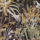 Galerie 26729 Bronze Brown Flowers and Birds - Eade's Wallpaper