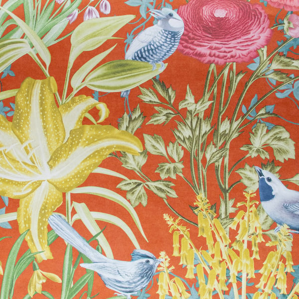 Galerie 26732 Orange Flowers and Birds