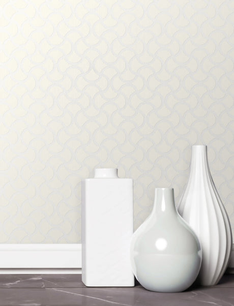 Decorline 2683-23009 Scale Cream Geometric Wallpaper