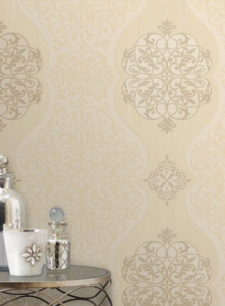 Decorline 2683-23016 Energico Gold Medallion Wallpaper