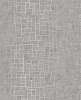 Decorline 2683-23021 Etude Silver Geometric Wallpaper