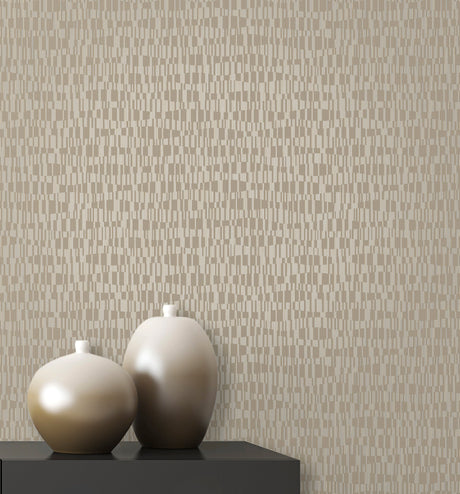 Decorline 2683-23048 Atonal Taupe Stripe Wallpaper