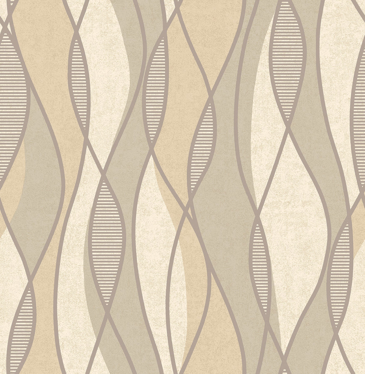 Brewster 2686-001970 Gille Taupe Geometric Wallpaper