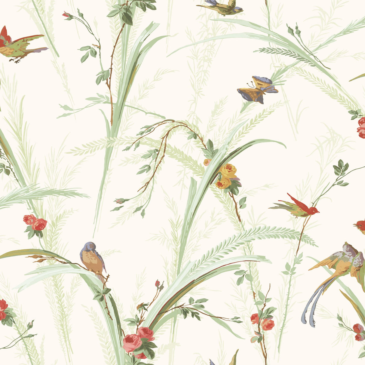 Brewster 2686-19321 Doreen Green Botanical Wallpaper