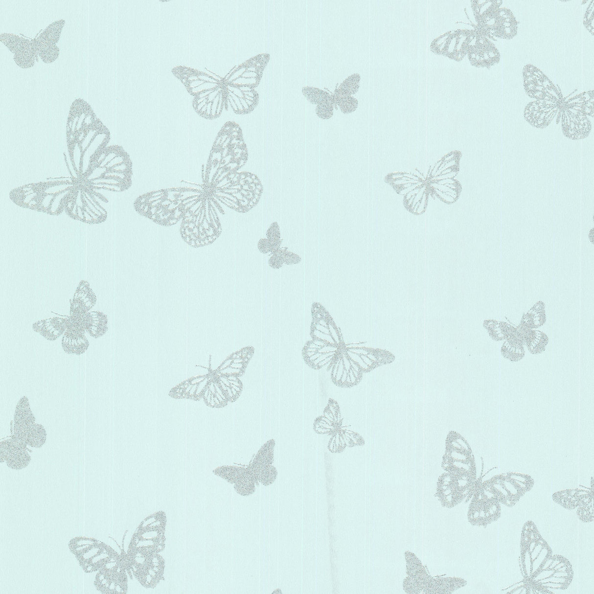 Brewster 2686-20281 Pearl Turquoise Butterfly Wallpaper