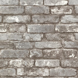 Brewster 2686-21259 Chelsea Charcoal Brick Wallpaper