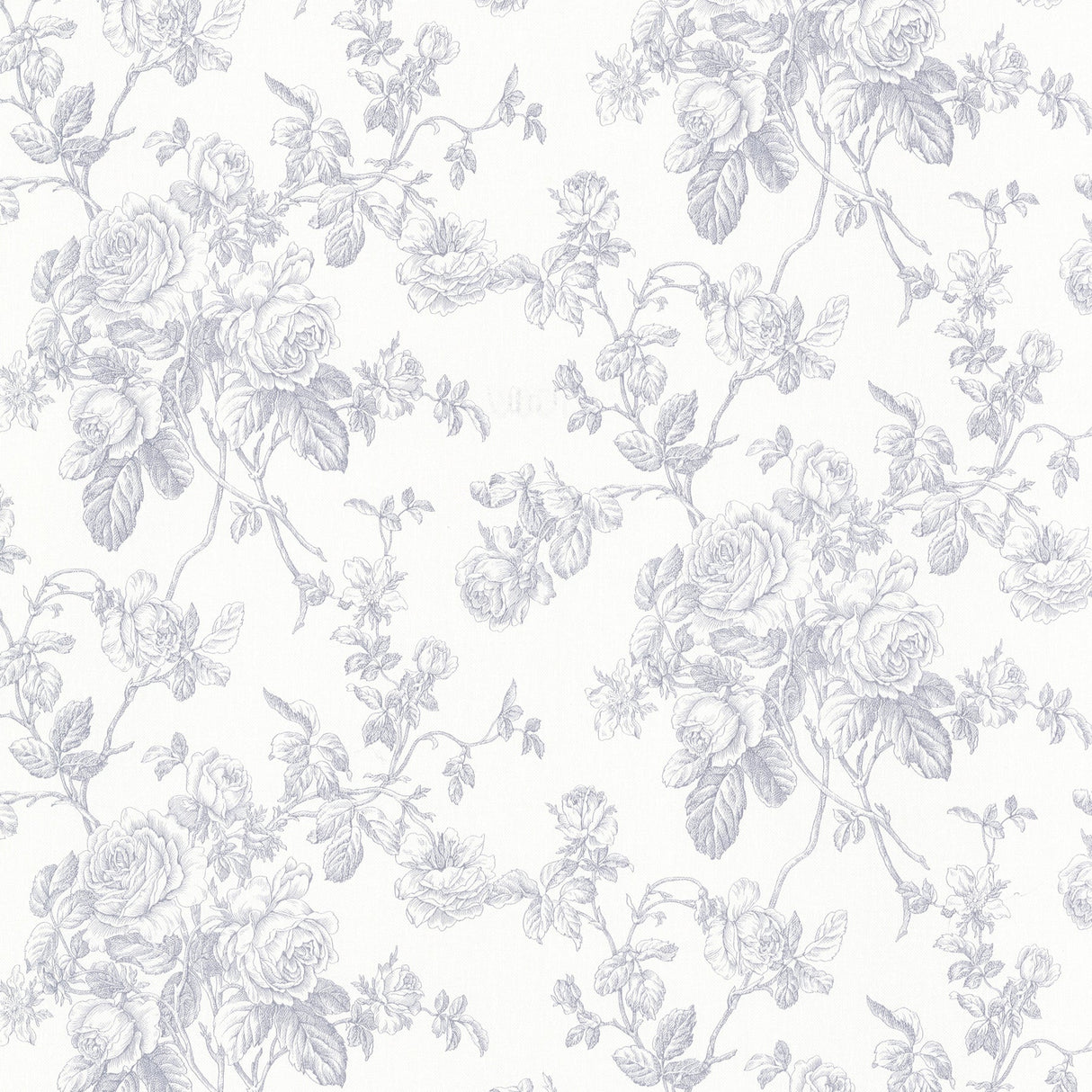 Brewster 2686-21503 Annie Blue Floral Wallpaper