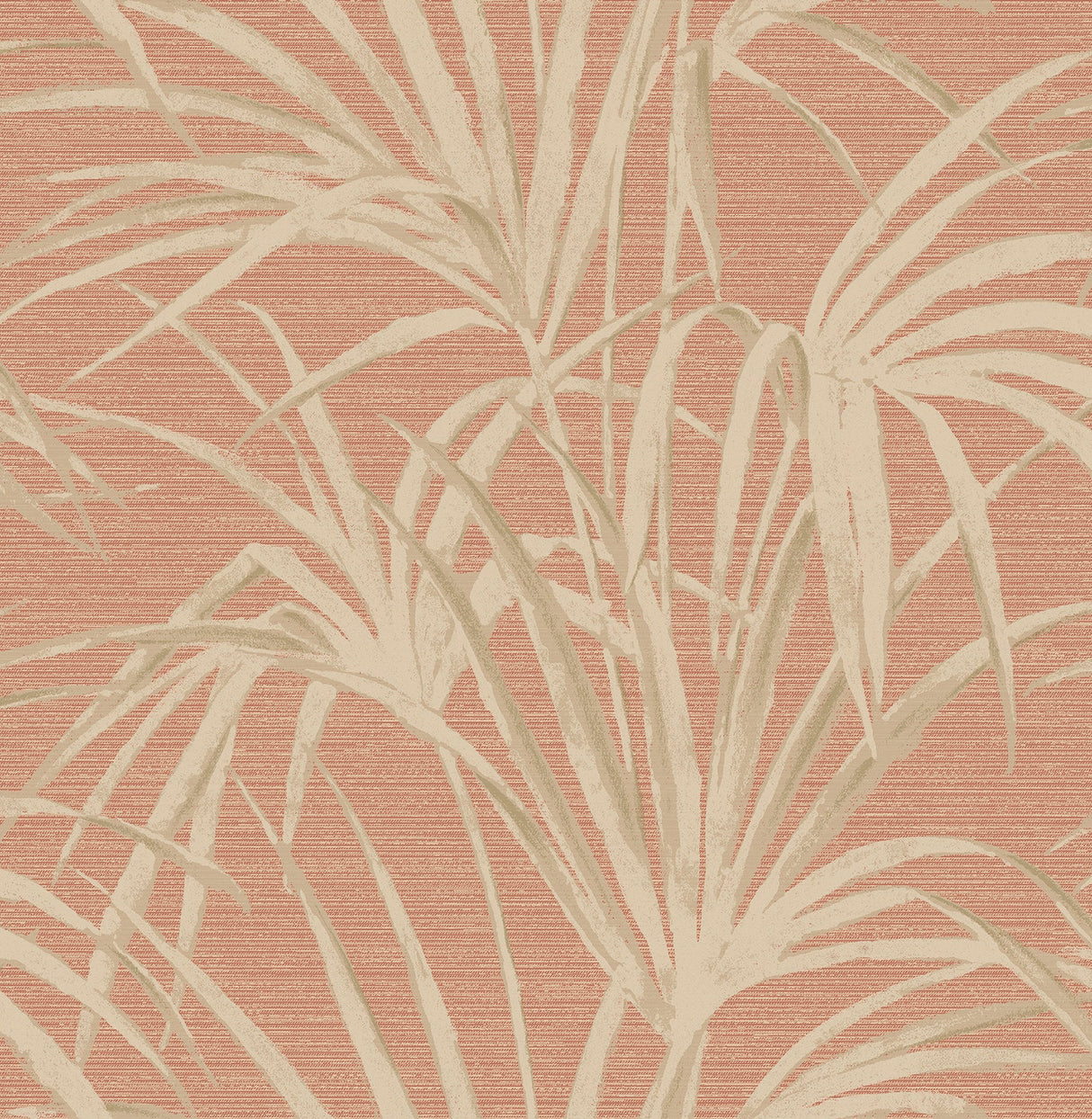 Brewster 2686-21718 Reed Red Palm Wallpaper