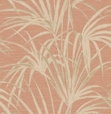 Brewster 2686-21718 Reed Red Palm Wallpaper