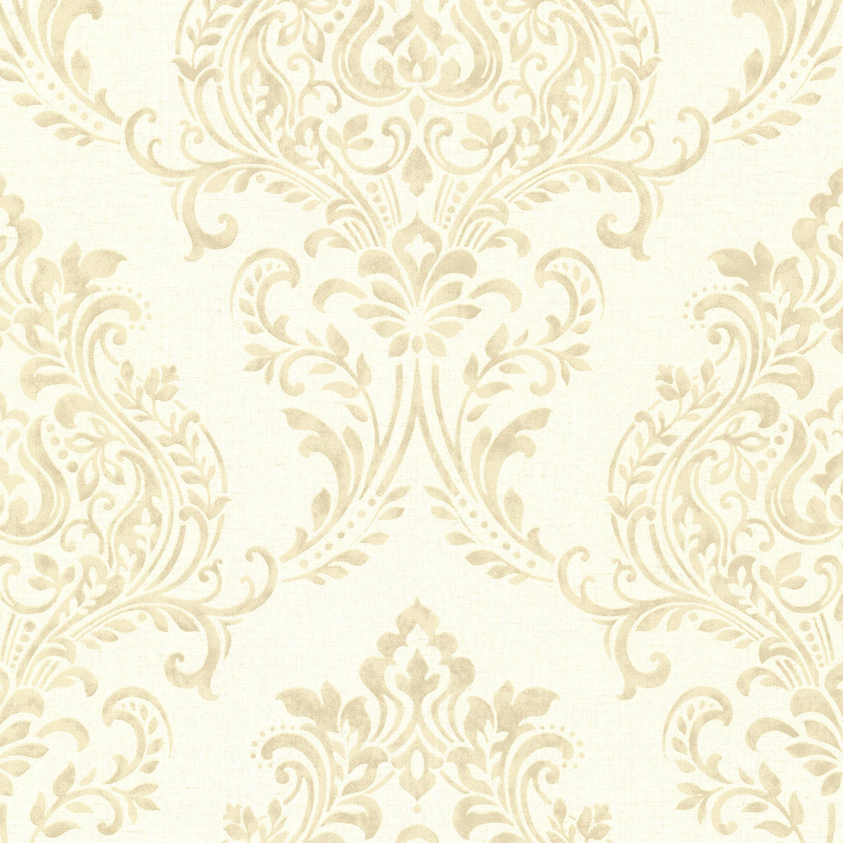 Brewster 2686-22014 Diane Beige Damask Wallpaper