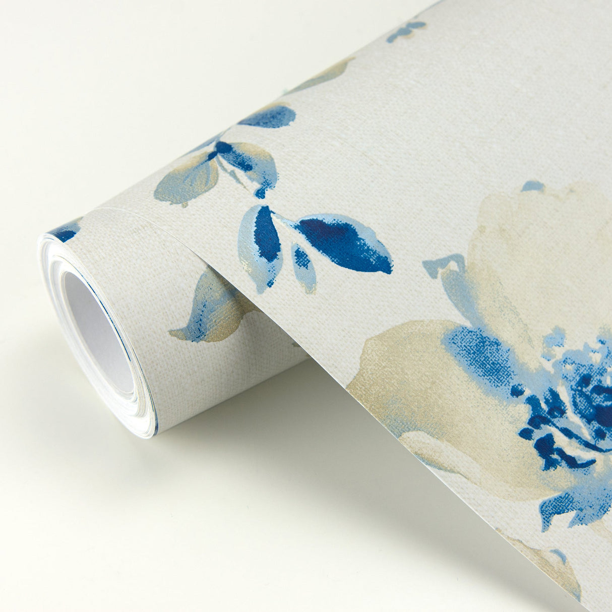 Brewster 2686-22040 Ludor Blue Floral Wallpaper